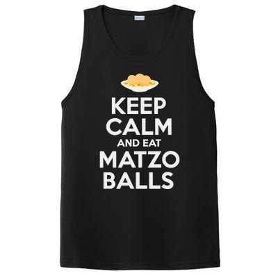 Keep Calm Eat Matzo Balls Funny Passover Jewish PosiCharge Competitor Tank