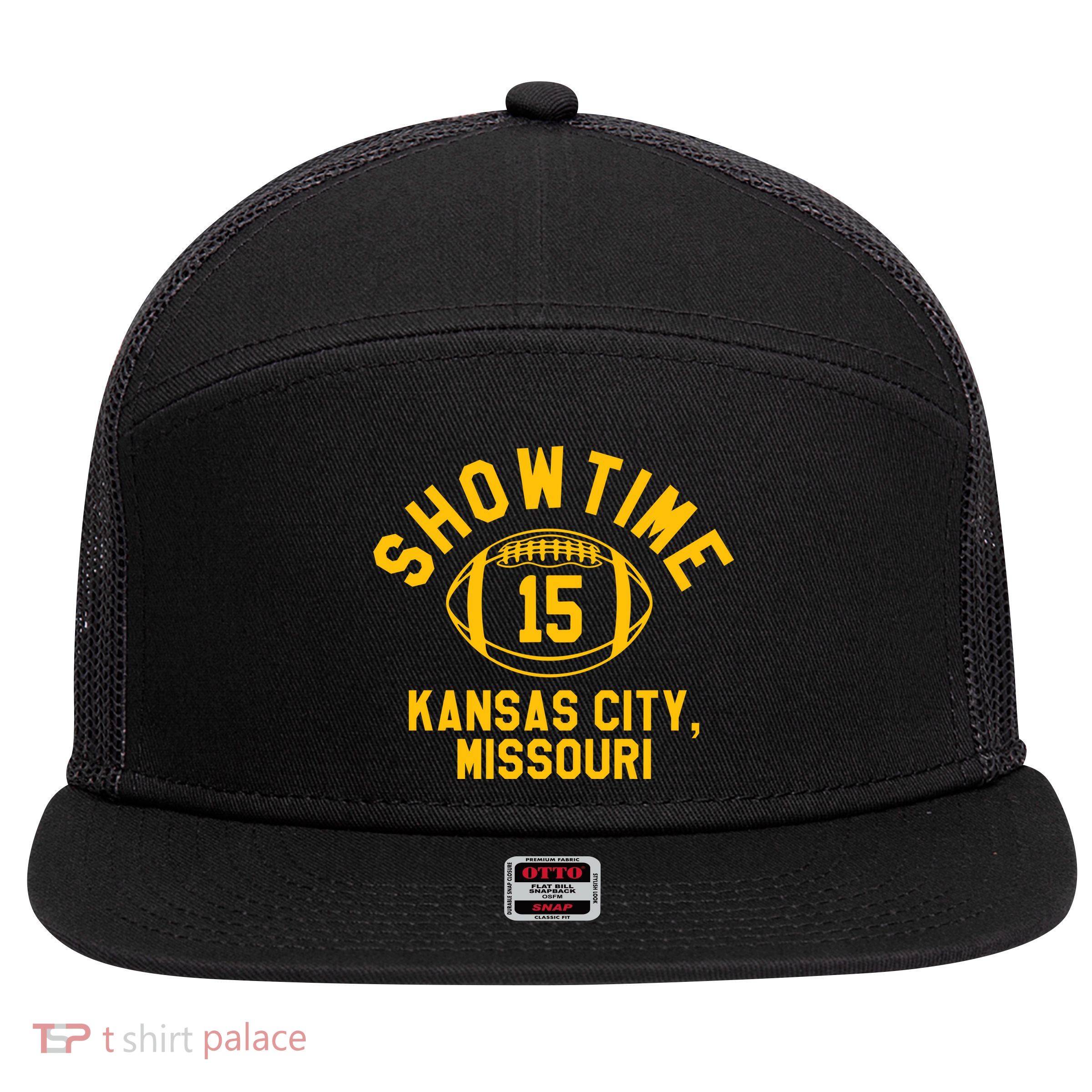 Kansas City Football 15 7 Panel Mesh Trucker Snapback Hat