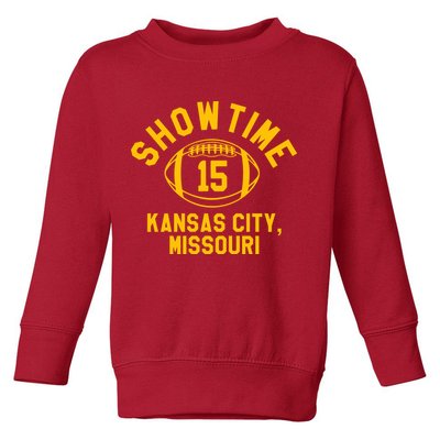 Kansas City Football 15 Toddler Sweatshirt