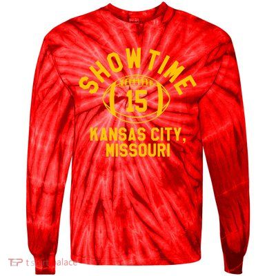 Kansas City Football 15 Tie-Dye Long Sleeve Shirt