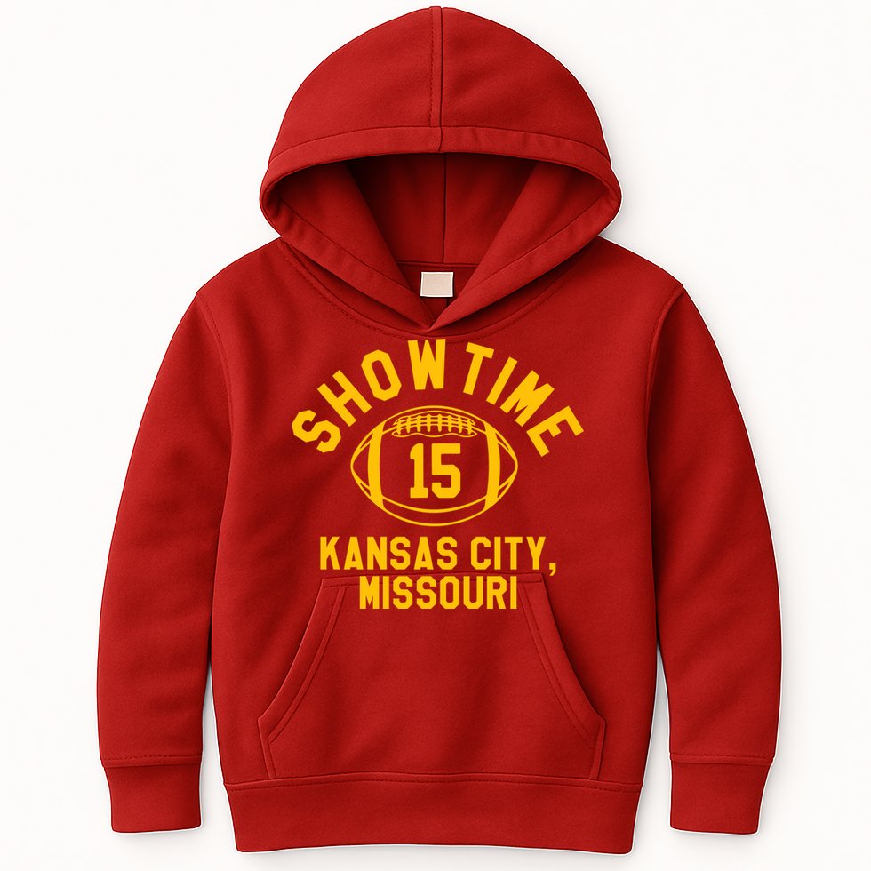 Kansas City Football 15 Kids Hoodie