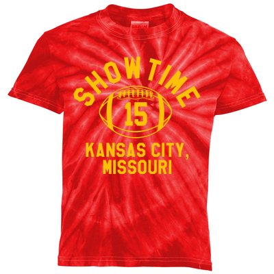 Kansas City Football 15 Kids Tie-Dye T-Shirt