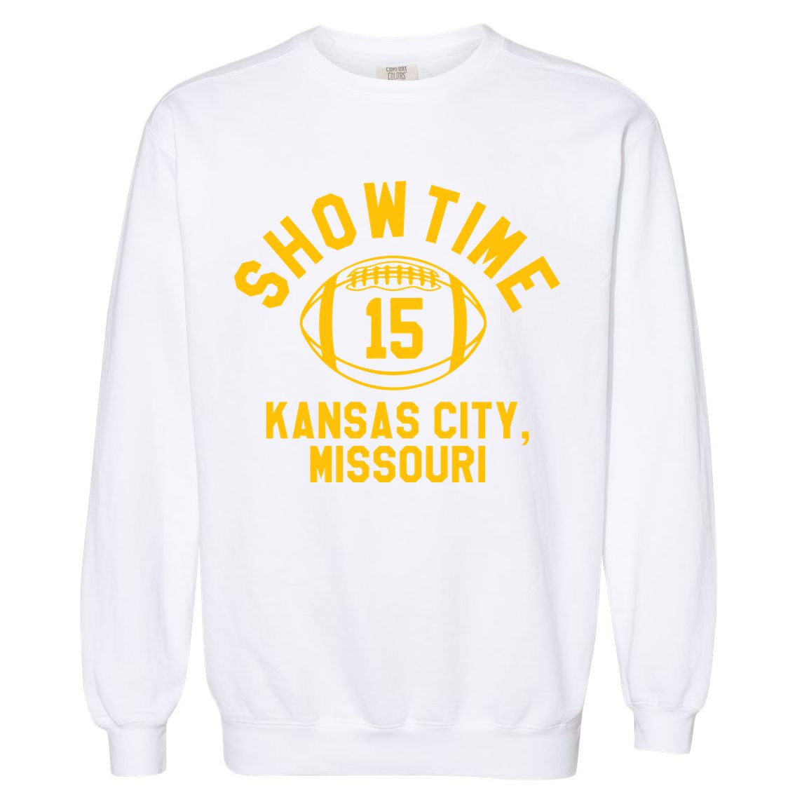 Kansas City Football 15 Garment-Dyed Sweatshirt