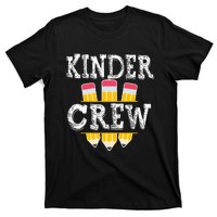 Kinder Crew Fun Kindergarten Squad Teacher 1st Day of School T-Shirt