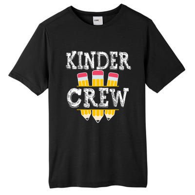 Kinder Crew Fun Kindergarten Squad Teacher 1st Day of School Tall Fusion ChromaSoft Performance T-Shirt