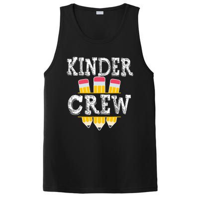 Kinder Crew Fun Kindergarten Squad Teacher 1st Day of School PosiCharge Competitor Tank