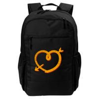 Kansas City Football Team Colors Heart Sports Fan Backpack