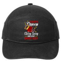 Kansas City Football Queen Classy Sassy And A Bit Smart Assy 7-Panel Snapback Hat