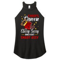 Kansas City Football Queen Classy Sassy And A Bit Smart Assy Women's Perfect Tri Rocker Tank