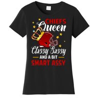 Kansas City Football Queen Classy Sassy And A Bit Smart Assy Women's T-Shirt