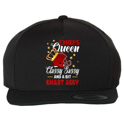 Kansas City Football Queen Classy Sassy And A Bit Smart Assy Wool Snapback Cap