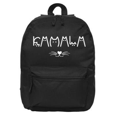 Kamala Cat For Harris 2024 16 in Basic Backpack