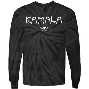 Kamala Cat For Harris 2024 Tie-Dye Long Sleeve Shirt