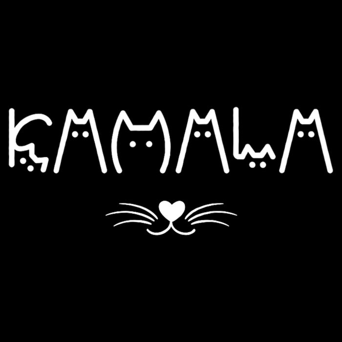 Kamala Cat For Harris 2024 Tie-Dye T-Shirt