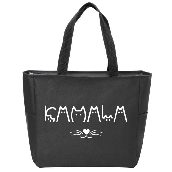 Kamala Cat For Harris 2024 Zip Tote Bag