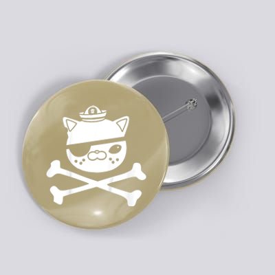 Kwazii Cute Funny Pirate Cat Button