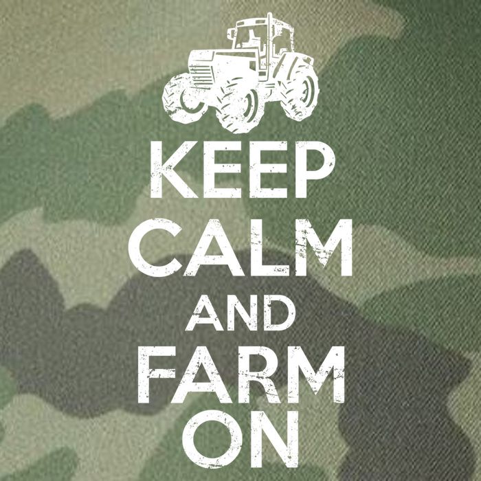 Keep Calm And Farm On Legacy Tie Dye Trucker Hat