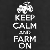 Keep Calm And Farm On Cool Comfort Performance Bucket Hat