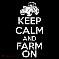 Keep Calm And Farm On Tall T-Shirt