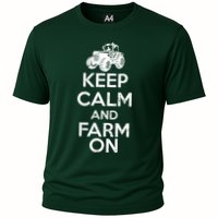 Keep Calm And Farm On Performance Shirt