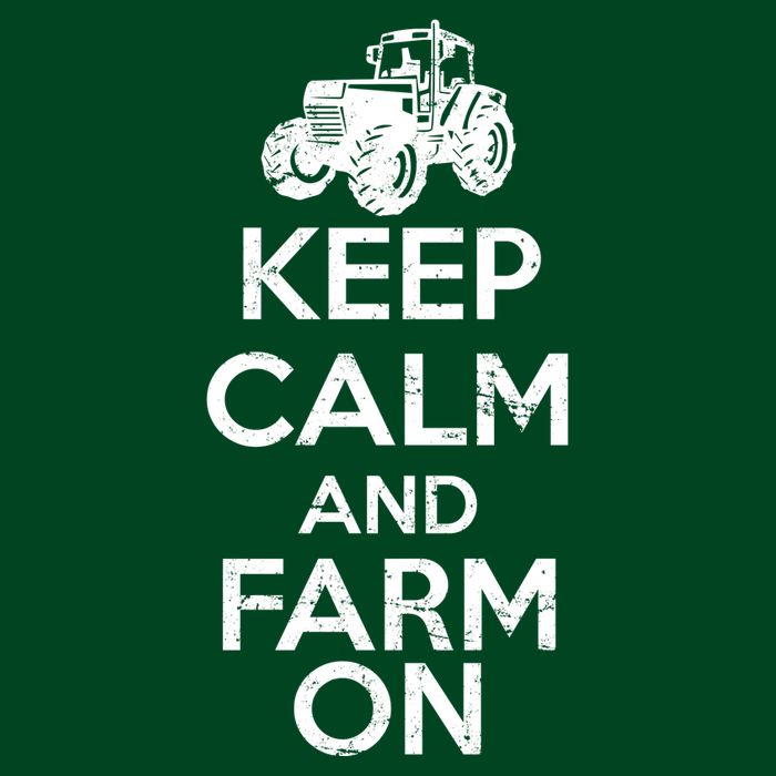 Keep Calm And Farm On Hoodie