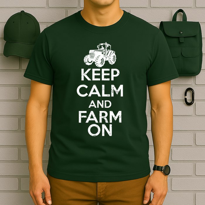 Keep Calm And Farm On T-Shirt