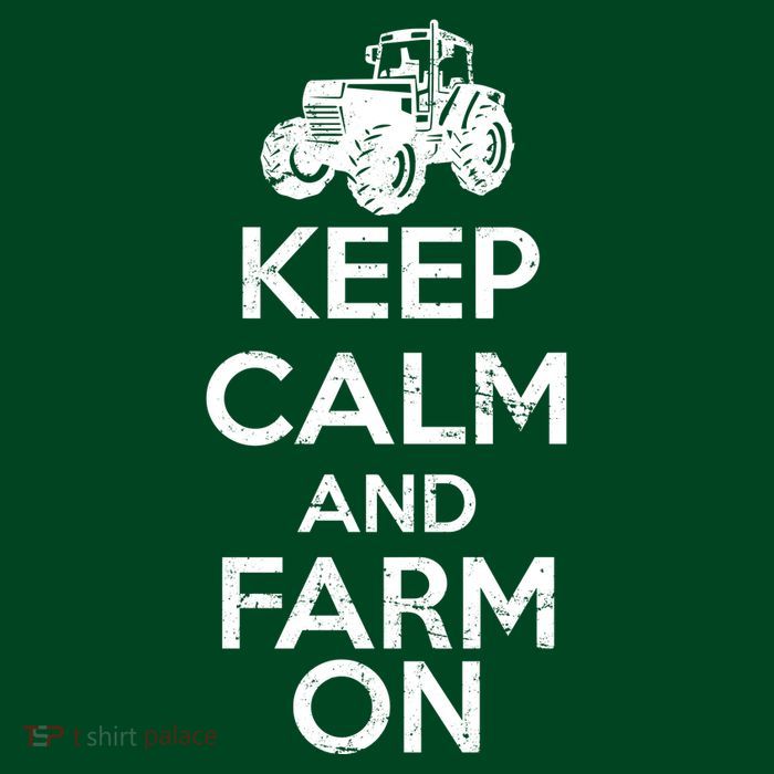Keep Calm And Farm On Magnet