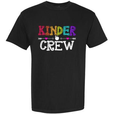 Kinder Crew Funny Kindergarten Teacher Last Day Of School Garment-Dyed Heavyweight T-Shirt