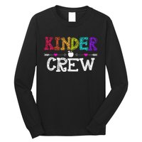 Kinder Crew Funny Kindergarten Teacher Last Day Of School Long Sleeve Shirt