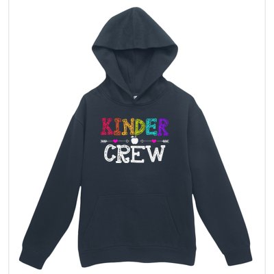 Kinder Crew Funny Kindergarten Teacher Last Day Of School Urban Pullover Hoodie