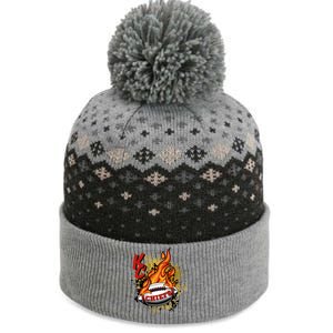 Kansas City Football Chiefs Final On Fire The Baniff Cuffed Pom Beanie