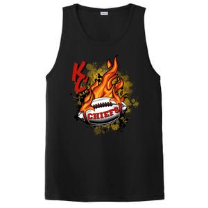 Kansas City Football Chiefs Final On Fire PosiCharge Competitor Tank