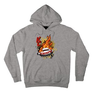 Kansas City Football Chiefs Final On Fire Hoodie