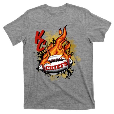 Kansas City Football Chiefs Final On Fire T-Shirt