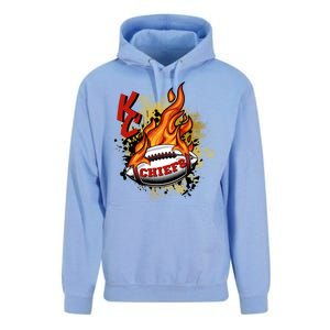 Kansas City Football Chiefs Final On Fire Unisex Surf Hoodie