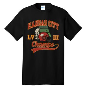 Kansas City Football Champions 2024 Tall T-Shirt