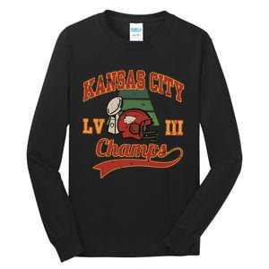 Kansas City Football Champions 2024 Tall Long Sleeve T-Shirt