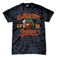 Kansas City Football Champions 2024 Tie-Dye T-Shirt