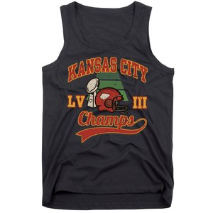 Kansas City Football Champions 2024 Tank Top