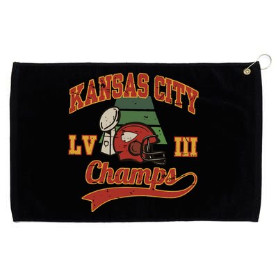 Kansas City Football Champions 2024 Grommeted Golf Towel