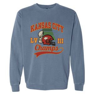 Kansas City Football Champions 2024 Garment-Dyed Sweatshirt