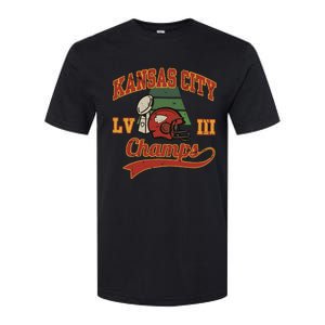 Kansas City Football Champions 2024 Softstyle CVC T-Shirt