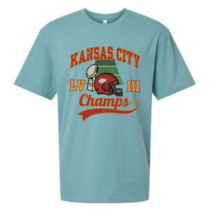 Kansas City Football Champions 2024 Sueded Cloud Jersey T-Shirt