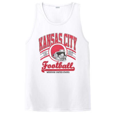 Kansas City Football Est 1960 Game Day Kansas City Football Team PosiCharge Competitor Tank