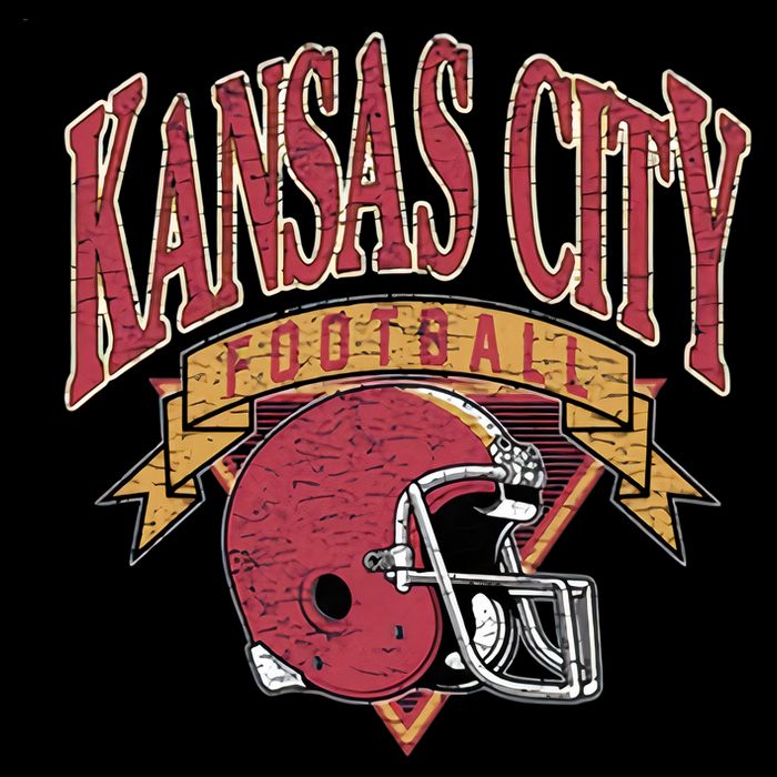 Kansas City Football Helmet Retro Game Day Kansas City Football Team Backpack