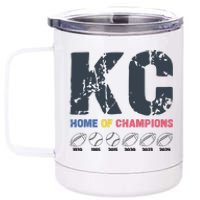 Kansas City Football And Baseball Champions 12 oz Stainless Steel Tumbler Cup