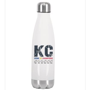 Kansas City Football And Baseball Champions Stainless Steel Insulated Water Bottle