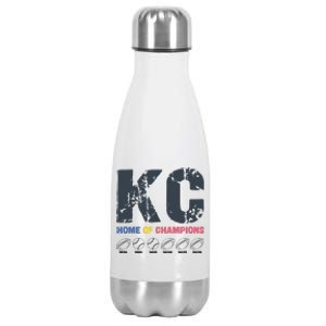 Kansas City Football And Baseball Champions Stainless Steel Insulated Water Bottle