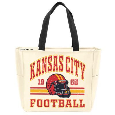 Kansas City Football Zip Tote Bag