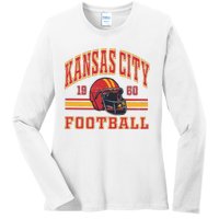 Kansas City Football Ladies Long Sleeve Shirt